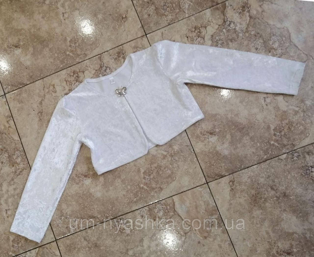 Болеро из бархата (мраморный велюр велюр) на 3-7 лет Кривой Рог - изображение 1
