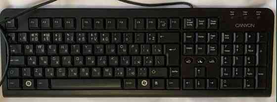 Клавиатура: Canyn CNR KEYB6U c английским и литовским алфавитами. Киев