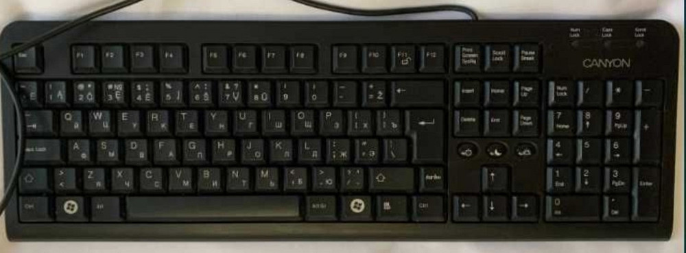 Клавиатура: Canyn CNR KEYB6U c английским и литовским алфавитами. Киев - изображение 1