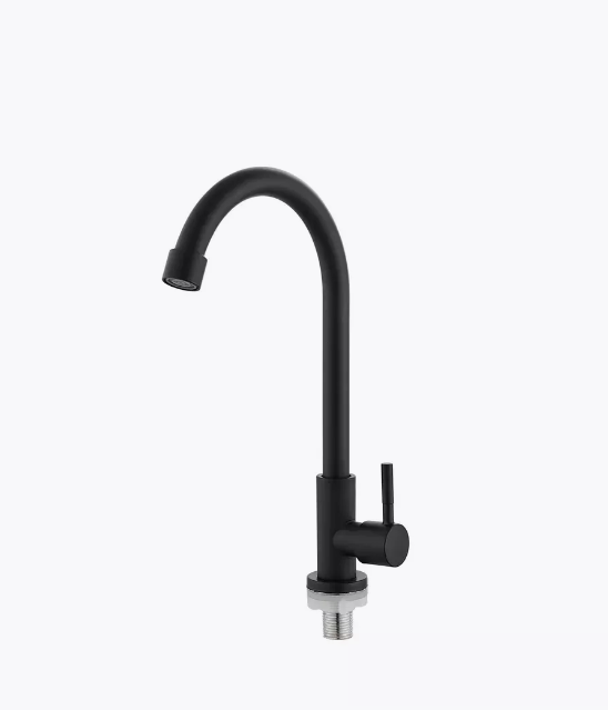 Монокран для холодної води MIXXUS MONO-01.SUS BLACK чорний із нерж. сталі (MI6561) Чернівці - фото 2