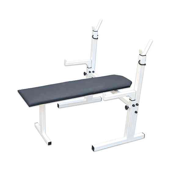 Скамья для жима горизонтальная со страховкой 60 на 30 мм Киев