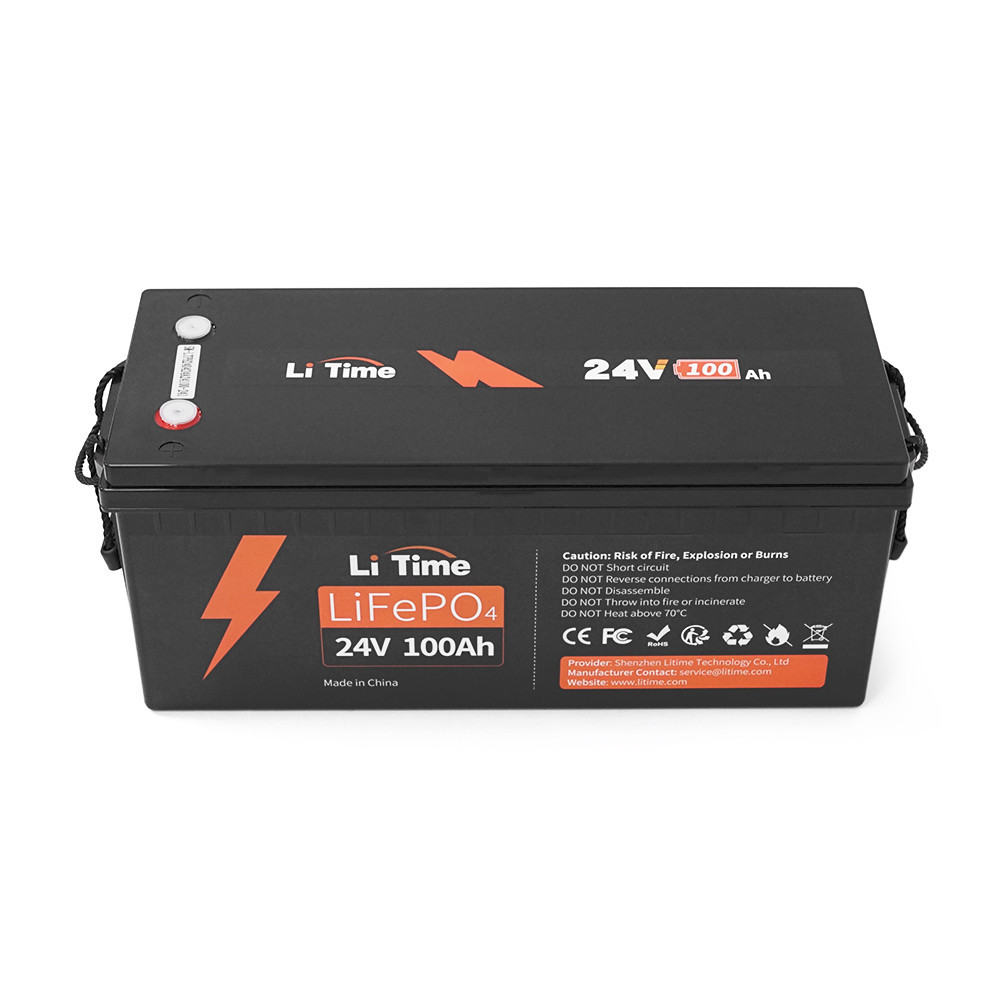 Акумуляторна батарея Li-TIME LiFePO4  25.6V 100Ач 2560Wh (100/100A)  532*207*215мм Київ - фото 2