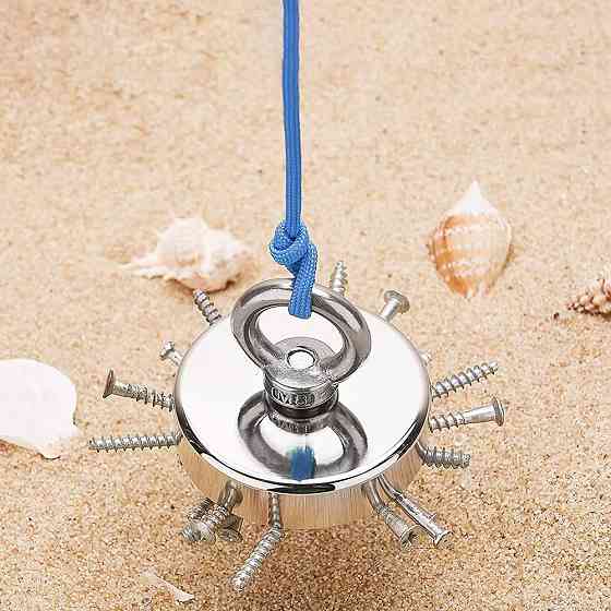 Неодимовий магніт 90мм - 350кг у корпусі із зовнішнім кільцем / Пошуковий магніт / Магніт SBR Київ