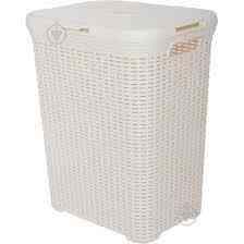 Кошик для білизни 50л біла троянда Ротанг Алеана Житомир
