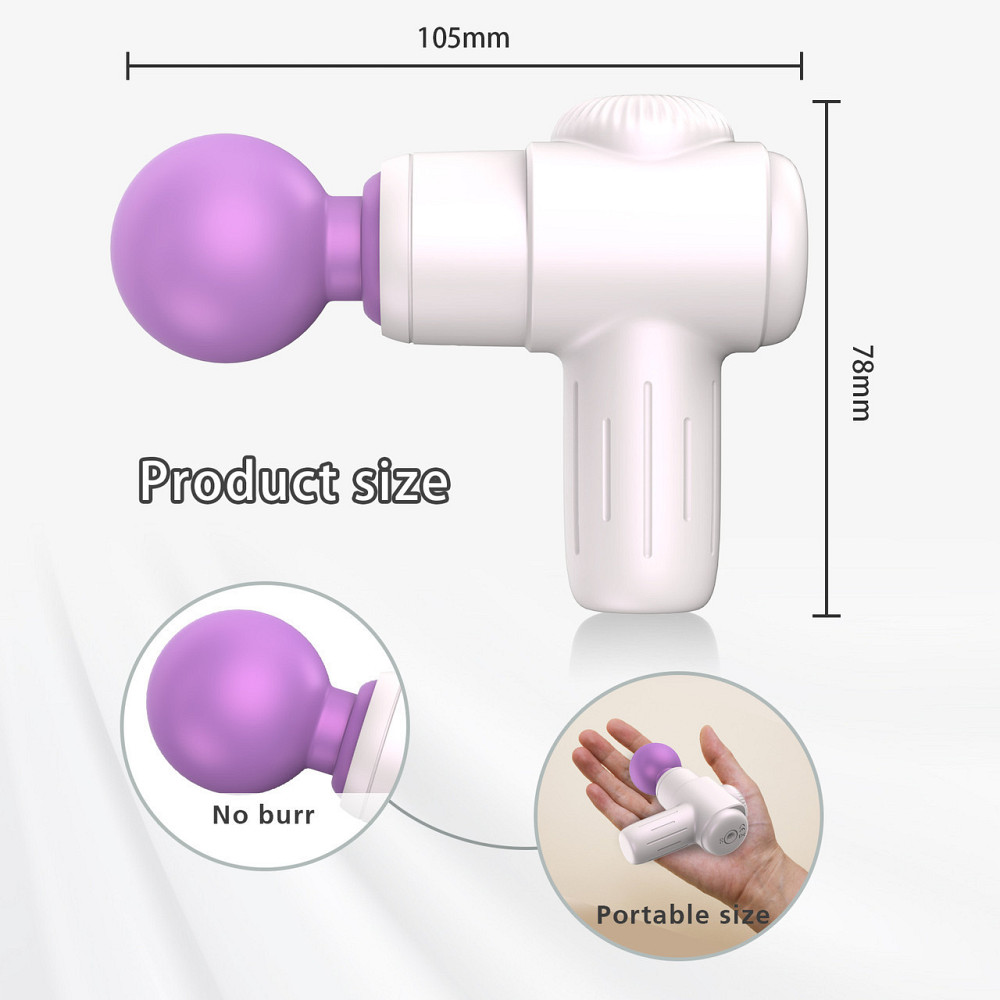 Мини-массажёр Every Night Toys Candice бело-фиолетовый, 10 режимов вибрации Sex Aura Киев - изображение 9