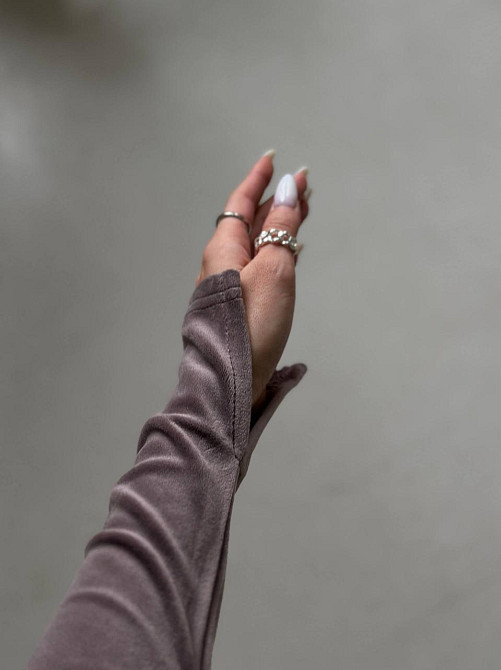 Жіноче святкове елегантне велюрове мініплаття Моко, 46/48 Одеса - фото 3