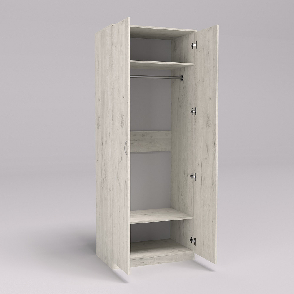 Шкаф офисный ОШ-1, Дуб Крафт Білий, 800/520/2100 Львов - изображение 2