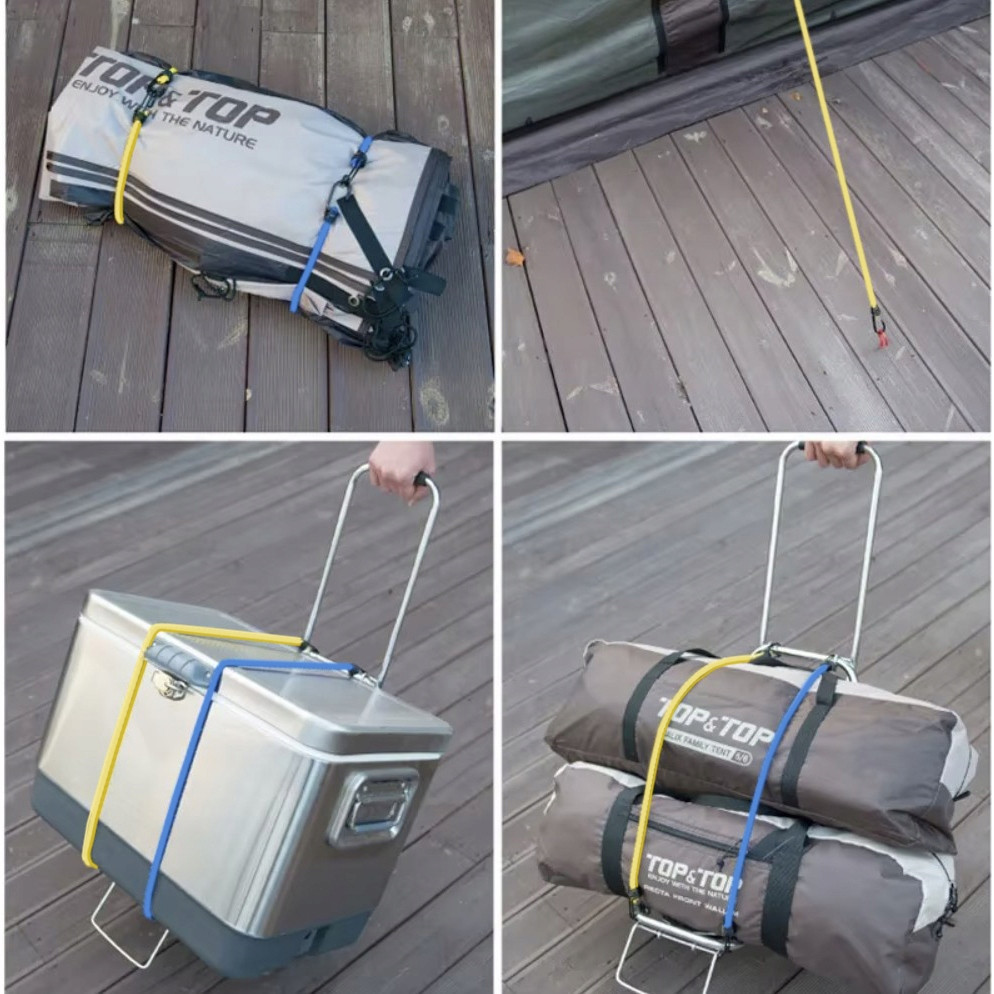 Ремені еластичні 12 шт для кріплення багажу з чохлом Xtrobb (25363) Нововолинськ - фото 8