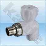 Кран Радіаторний Прямий Kalde ∅20х1/2 (КБП) білого кольору Харків