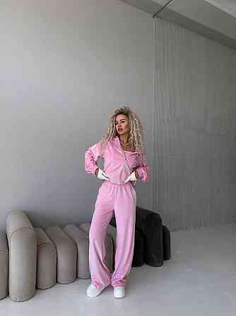 Жіночий велюровий комплект трійка Харків