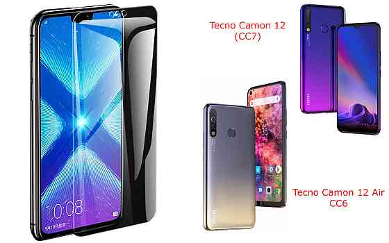 Защитное стекло NeoGlass для Tecno Camon 12 (CC7), Camon 12 Air CC6 – ультрапрозрачное и устойчивое Киев