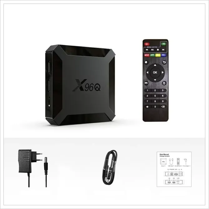 Смарт ТВ приставка X96Q 2/16 Гб Smart Android TV Box Андроїд ТВ бокс Київ - фото 4