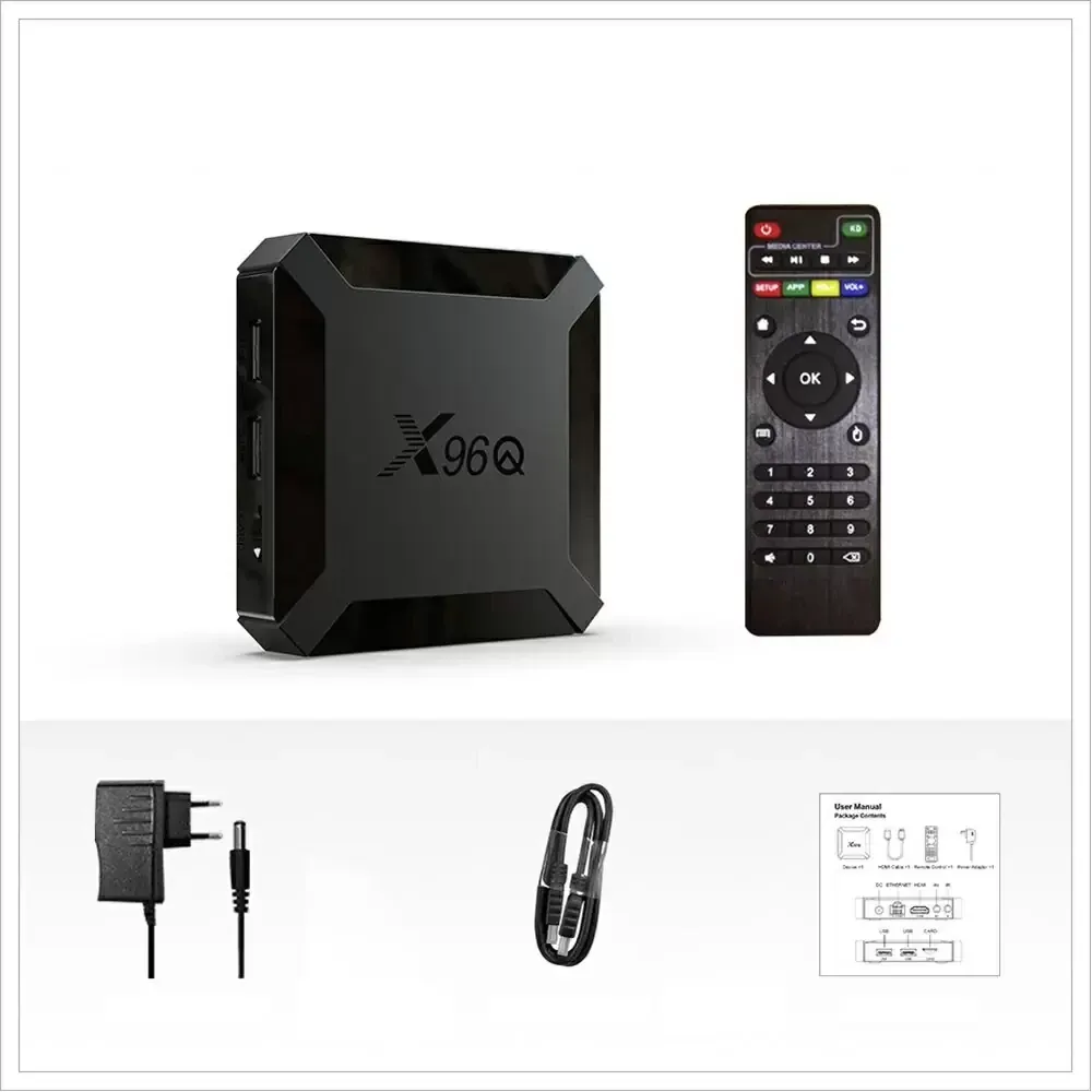 Смарт ТВ приставка X96Q 2/16 Гб Smart Android TV Box Андроїд ТВ бокс Київ - фото 4