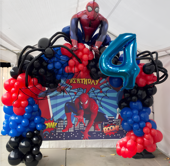 Набір повітряних куль «Spider-Man», прикраса для дня народження хлопчика Кам'янець-Подільський
