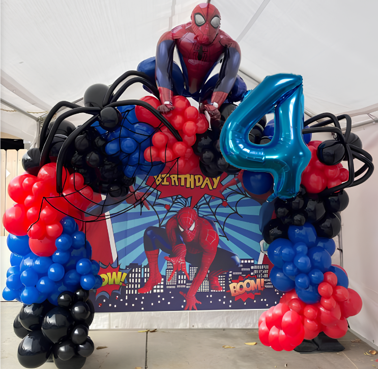 Набір повітряних куль «Spider-Man», прикраса для дня народження хлопчика Кам'янець-Подільський - фото 1