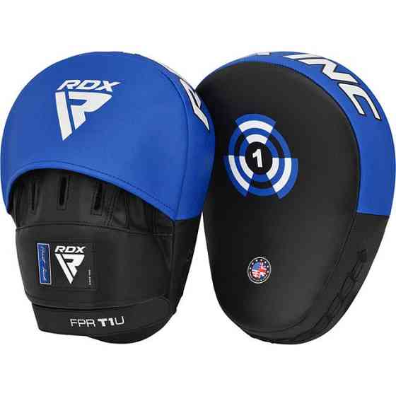 Лапи боксерські RDX T1 Curved Blue/Black Кам'янське