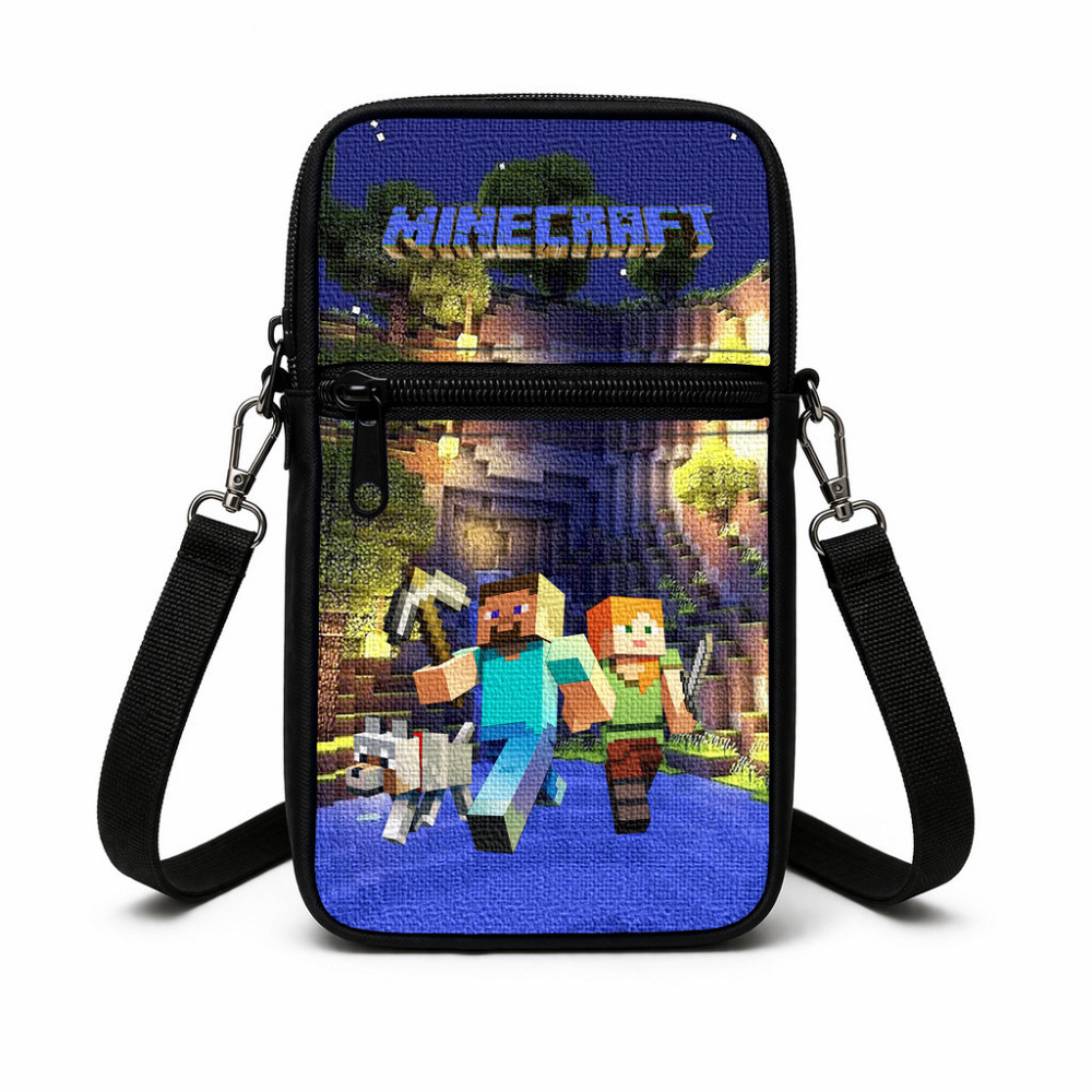 Сумка-чехол для телефона Minecraft детская через плечо, водонепроницаемая мини-сумка (4743) Киев - изображение 1