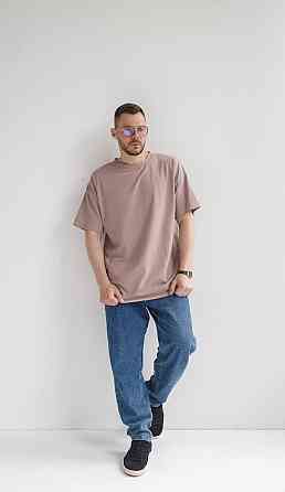 Футболка базова оверсайз чоловіча Какао 3XL/4XL Харків