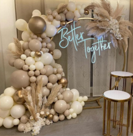 Набір повітряних куль «Золоті рум'яна», прикраса для весілля, дня народження, вечірки Кам'янець-Подільський