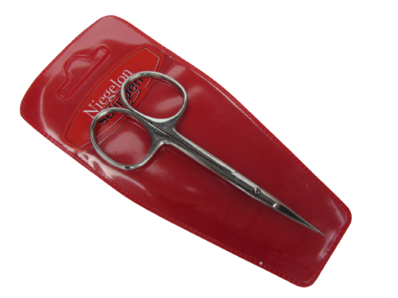 Ножницы маникюрные Niegelon для удаления кутикул серебро Киев