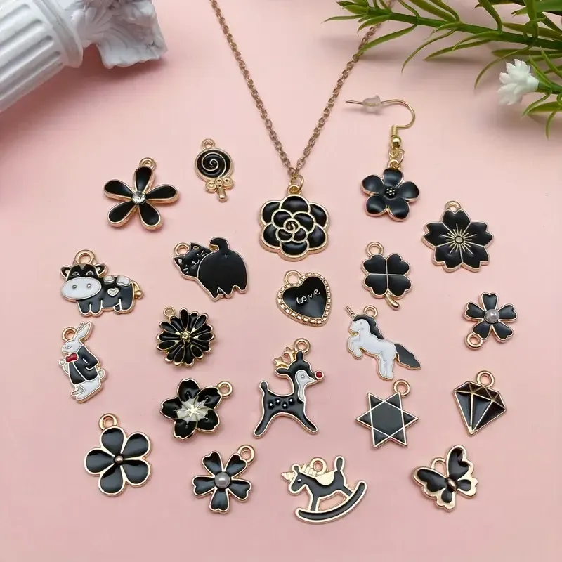 Набор эмалированных шармиков для рукоделия, 100 шт. Киев - изображение 1