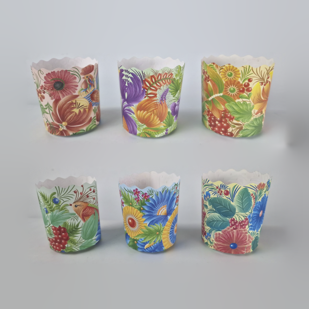 Форми для Пасок 150 гр d70 h85 Петриківка 50 шт/пач. Харків - фото 1