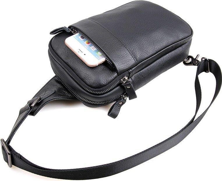 Сумка мужская Vintage 14454 Черная Киев - изображение 5