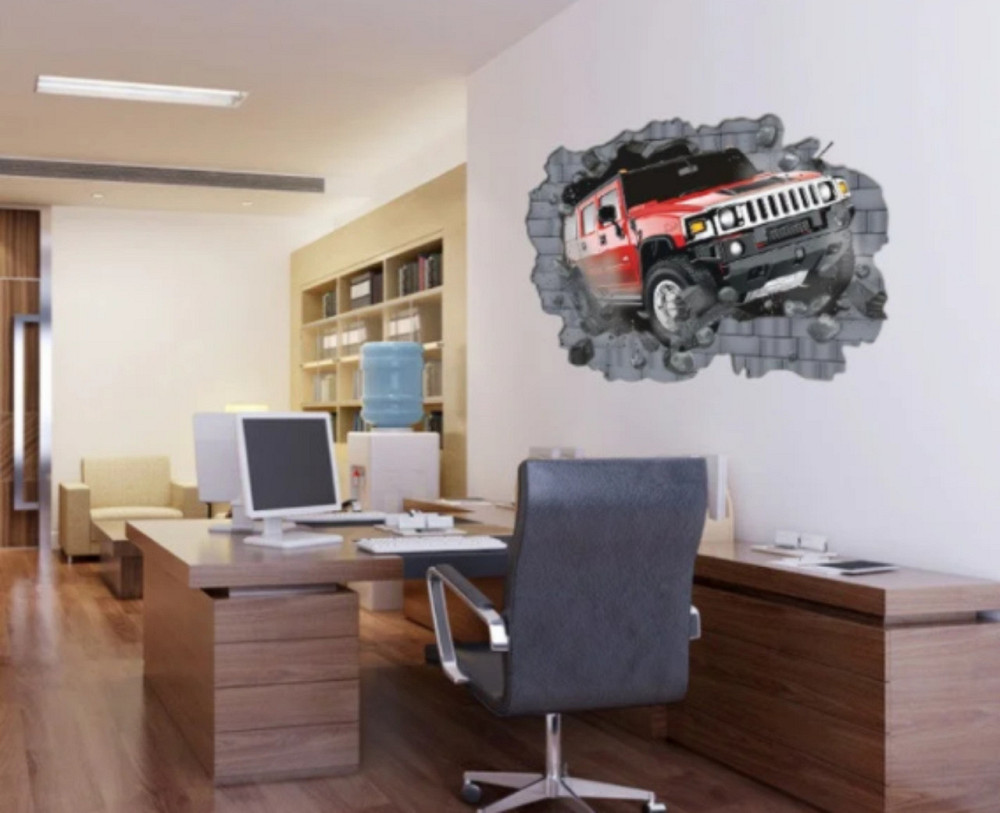 Интерьерная наклейка на стену Джип 3D Киев - изображение 8