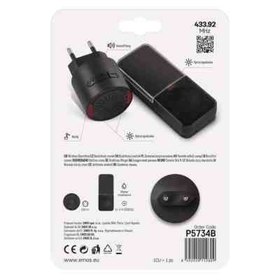 Дверной звонок EMOS беспроводной EMOS P5734B (P5734B) Винница