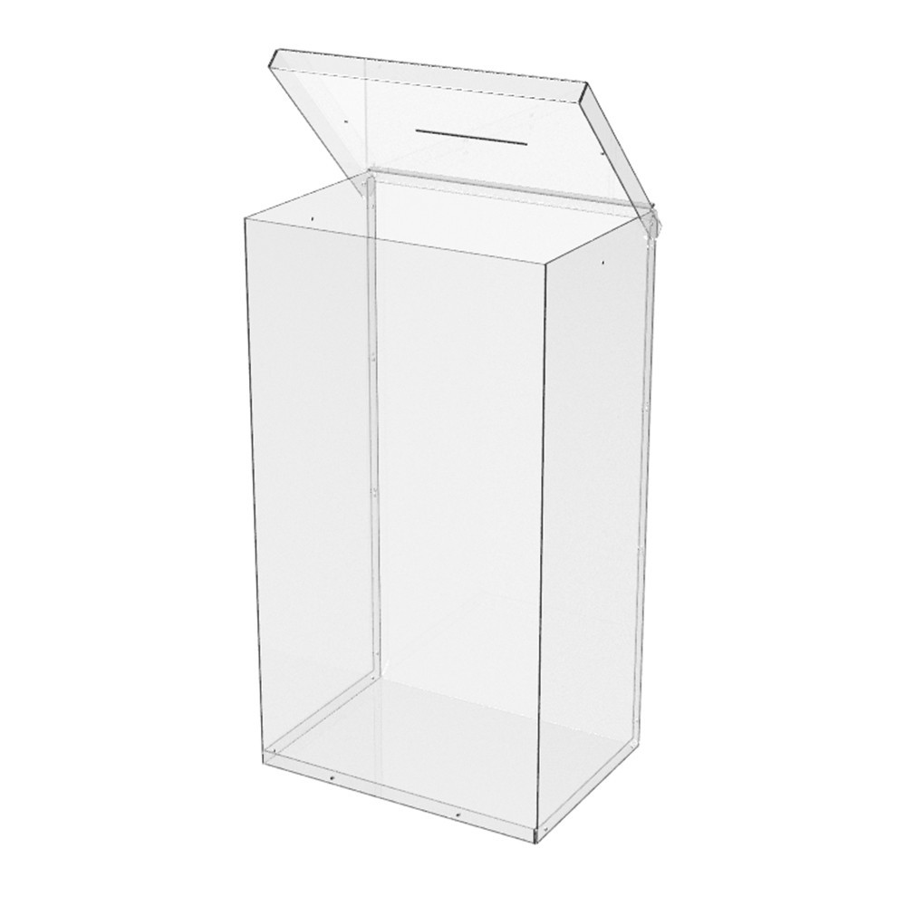 Ящик EKOSTAR без замка для пожертвований и сбора денег 280x200x500. Объем 28 литров Киев - изображение 4