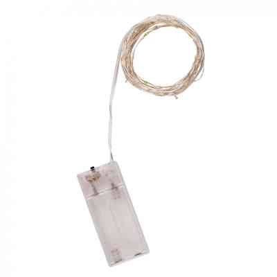 Гирлянда YES! Fun Нить на медной проволоке 60 LED Разноцветная 6 м Статичная На батарейках (975031) Винница