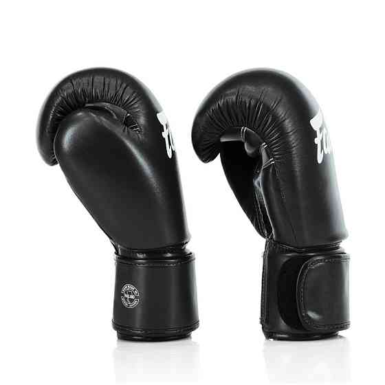 Боксерські рукавиці Fairtex BGV27 Black 10 унцій (бинти в комплекті) Каменское