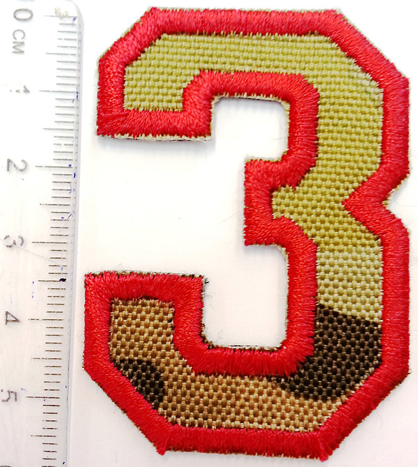 Нашивка Цифра 3 (MILITARY) Запоріжжя - фото 3