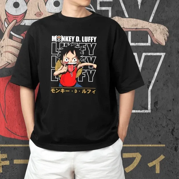 Футболка чоловіча з  принтом Ван Пис Luffy Fun Розмір 48 Anime0204 Дніпро - фото 4