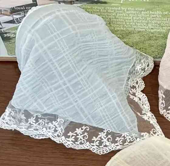 Хустка-обруч для волосся  Блакитний Смела