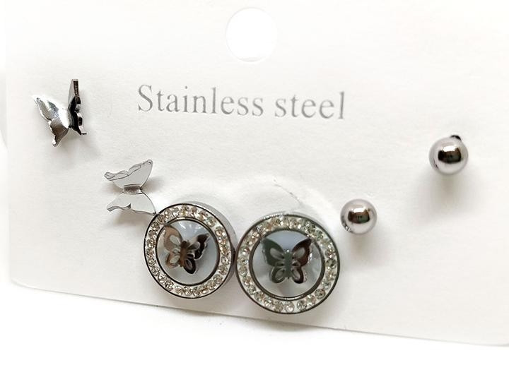 Сережки гвоздики комплект Київ - фото 1