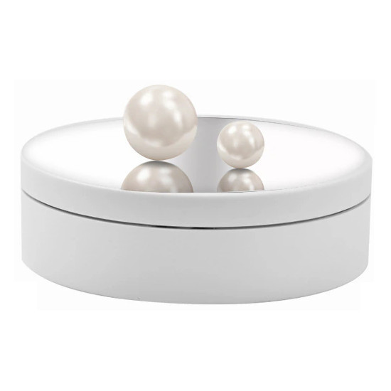 Стіл для предметного фото поворотний 12см 3кг білий дзеркальний Puluz DCA1358W Київ - фото 2