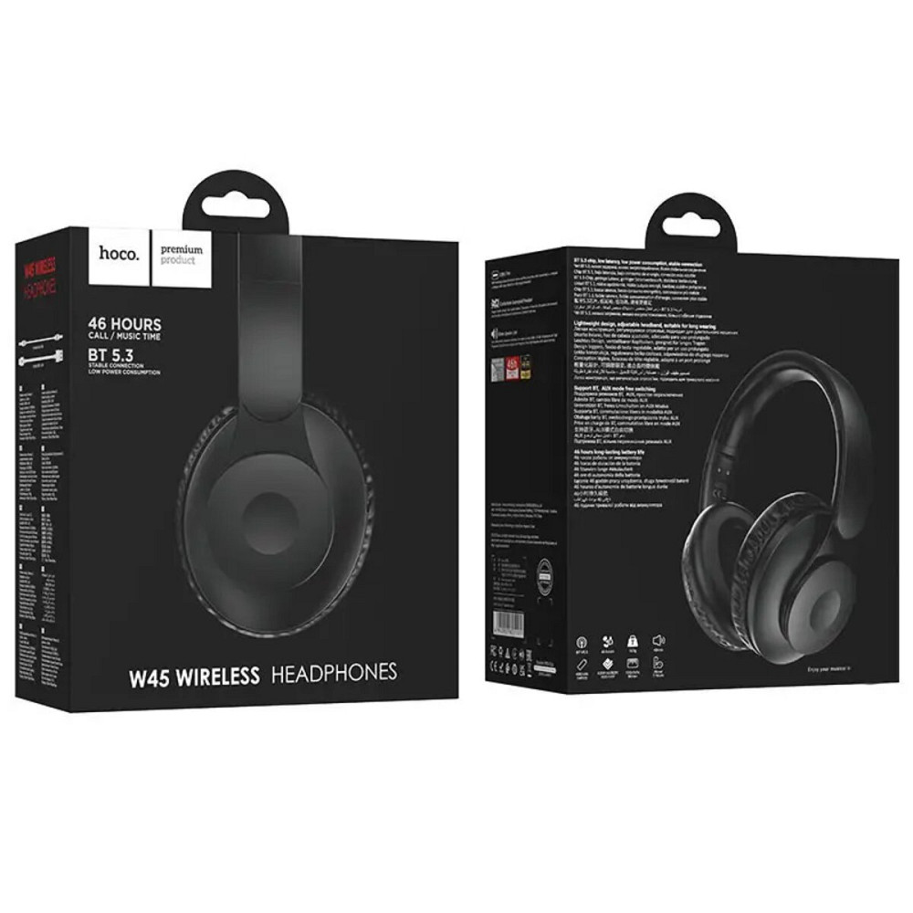 Навушники HOCO W45 Enjoy BT headset Black Киев - изображение 4