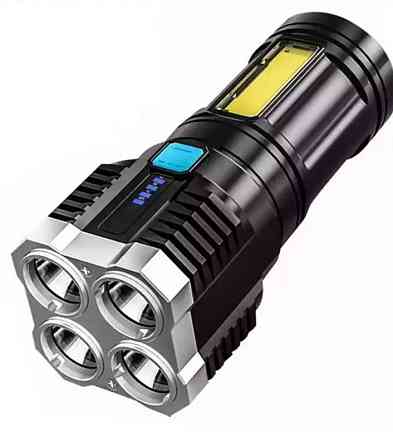 Ручной аккумуляторний фонарик X509 4LED+COB Вінниця