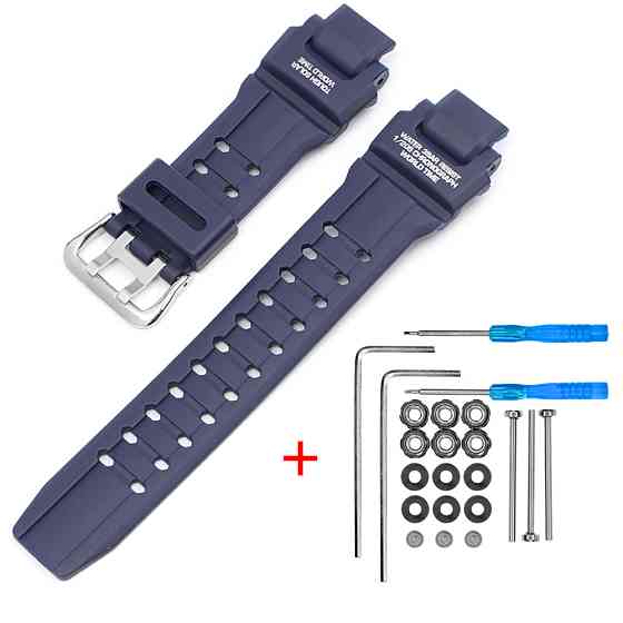 Ремешок для Casio G-Shock GA-1000 Dark Blue SI SBR Киев