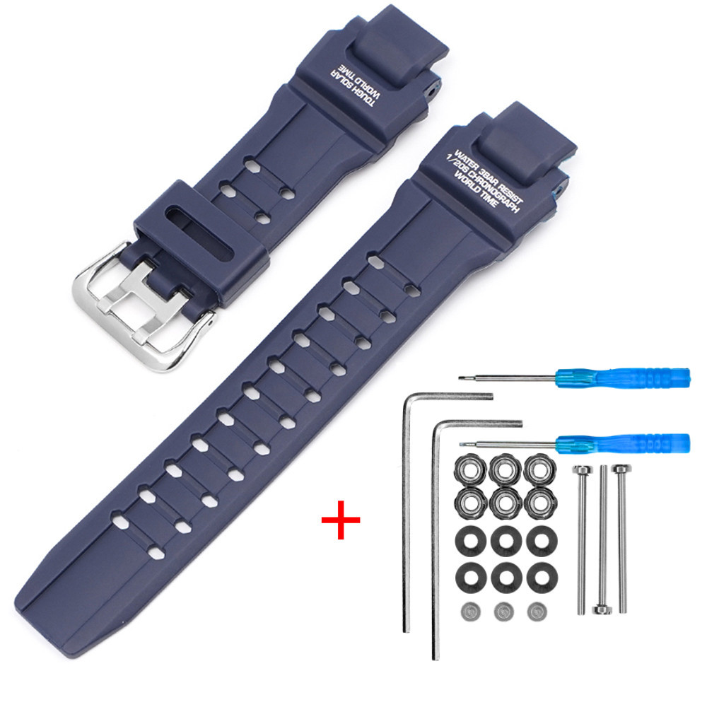 Ремешок для Casio G-Shock GA-1000 Dark Blue SI SBR Киев - изображение 1