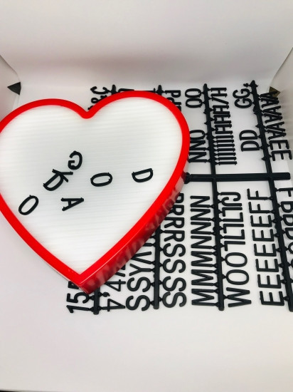 Нічник світильник Серце Light up message board з посланням Вінниця - фото 3