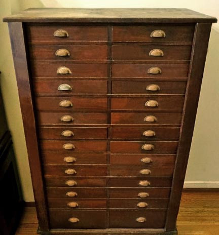 Шкаф каталожный 