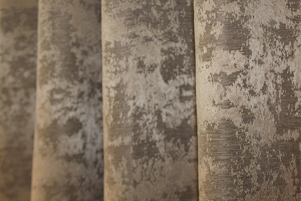 Комплект коротких штор VR-Textil Жаккард Sultan YL № 1207ш Капучино 130х170 см 2 шт (35-0080) Киев - изображение 7