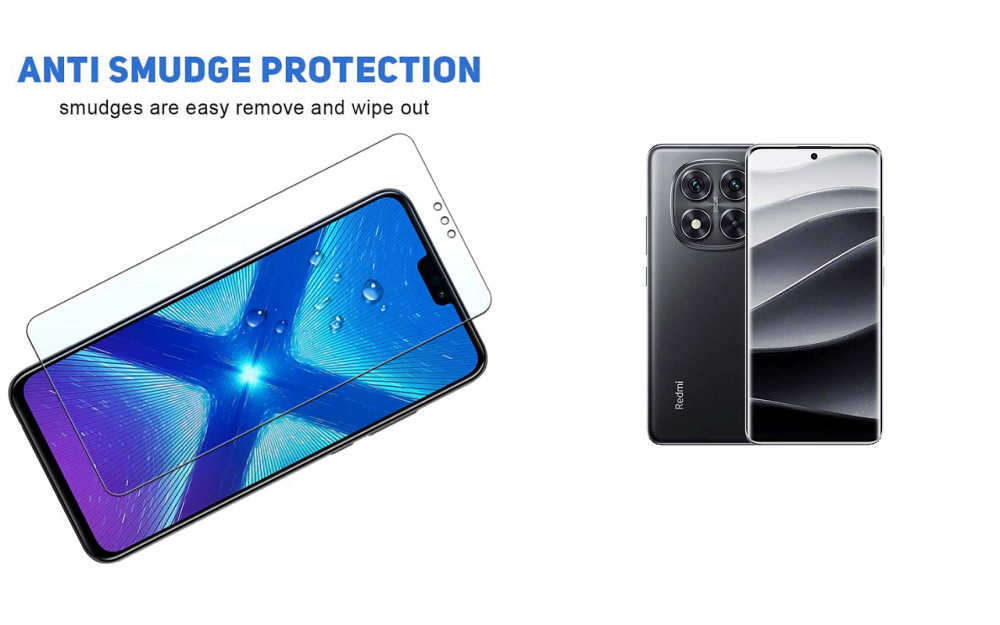 Захисне скло NeoGlass для Xiaomi Redmi Note 14 Pro, 14 Pro 5G – надпрозоре та стійке Київ - фото 3