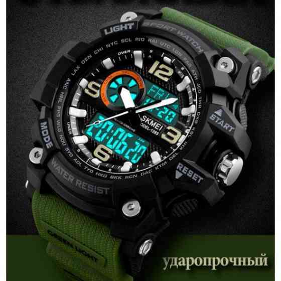 Мужские наручные часы Skmei Disel 1283 Зеленый Киев