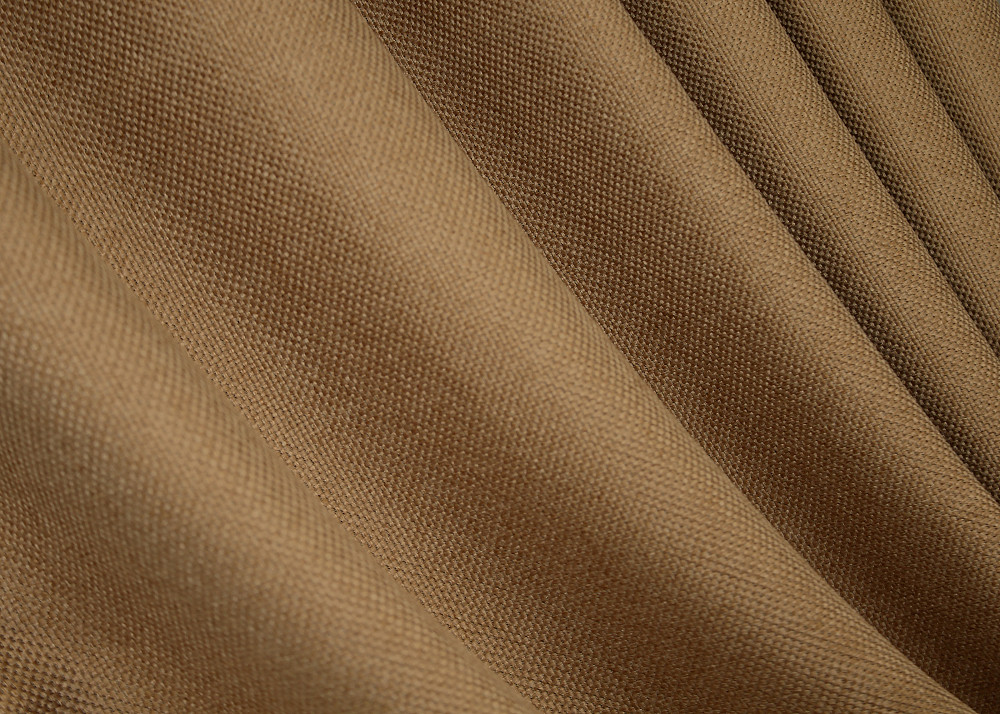 Комплект готовых штор VR-Textil Лен рогожка № 1427ш Карамельный 150х270 см 2 шт (33-0295) Киев - изображение 6