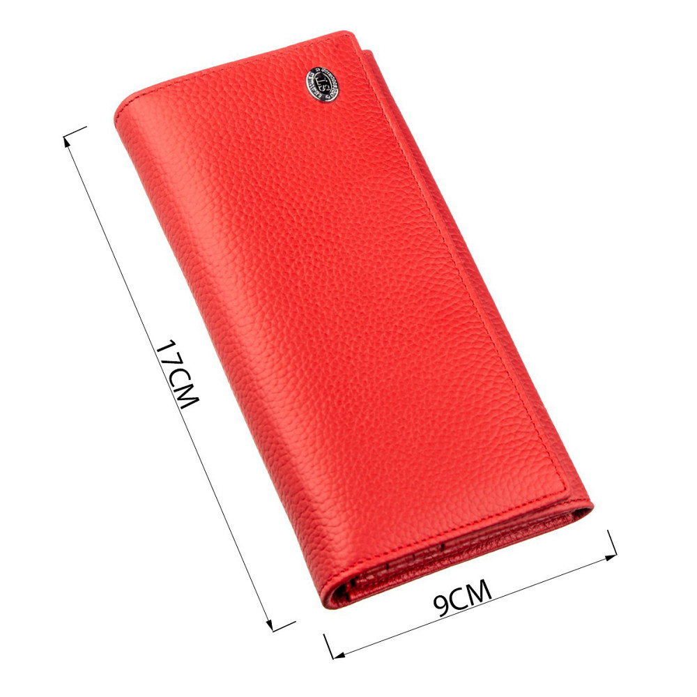 Чудовий жіночий гаманець Червоний (ST Leather) Київ - фото 7