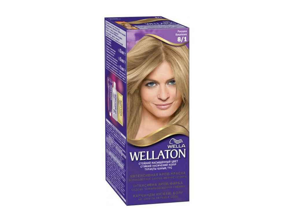 Крем-фарба для волосся стійка 8/1 Ракушка ТМ WELLATON Solmir Київ - фото 1