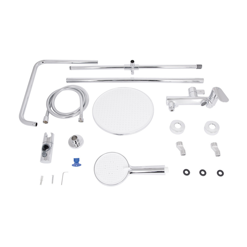 Душова система універсальна Qtap Evia на три споживачі (з виливом) QTEVI111CRM47583 Chrome Київ - фото 8